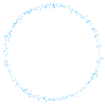 Circle background in hero section